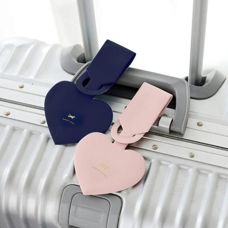 Porte Étiquette Valise en Simili Univers du Voyage