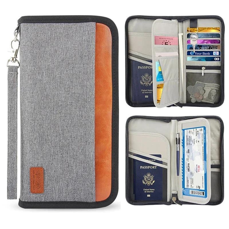 Portefeuille de Voyage pour Homme RDIF Univers du Voyage