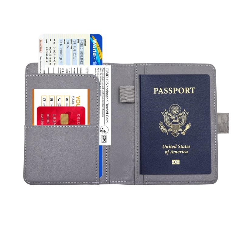 Portefeuille De Voyage Simili Femme Univers du Voyage