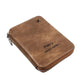 Marron Clair Portefeuille RFID Femme Univers du Voyage