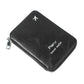 Noir Portefeuille RFID Femme Univers du Voyage
