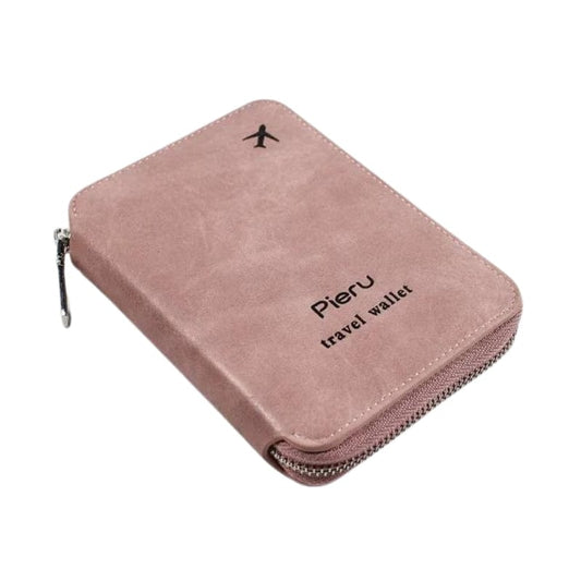 Rose Portefeuille RFID Femme Univers du Voyage