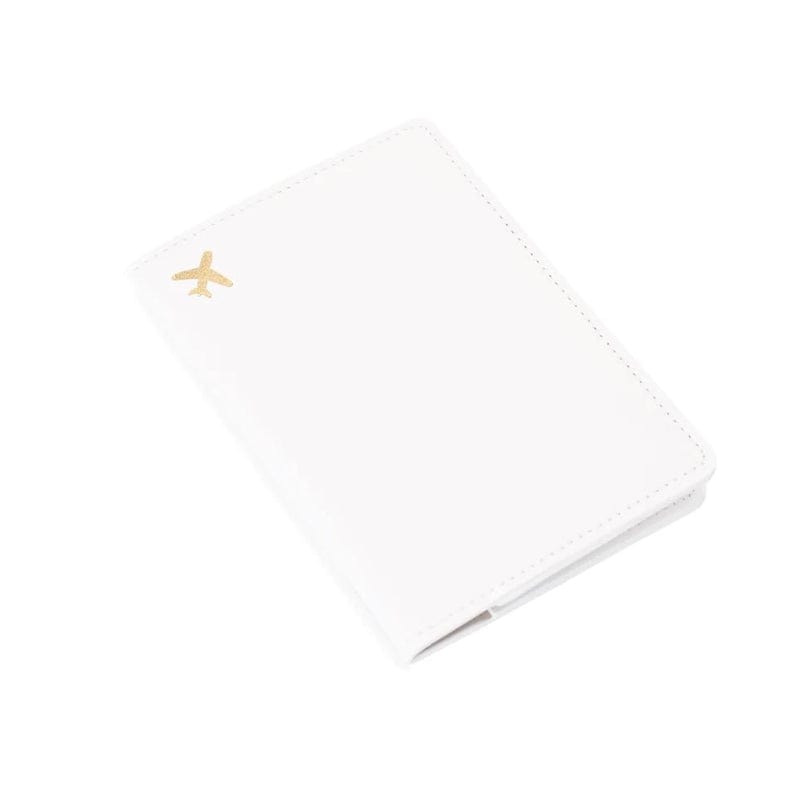 Blanc Protection Passeport Simili Univers du Voyage