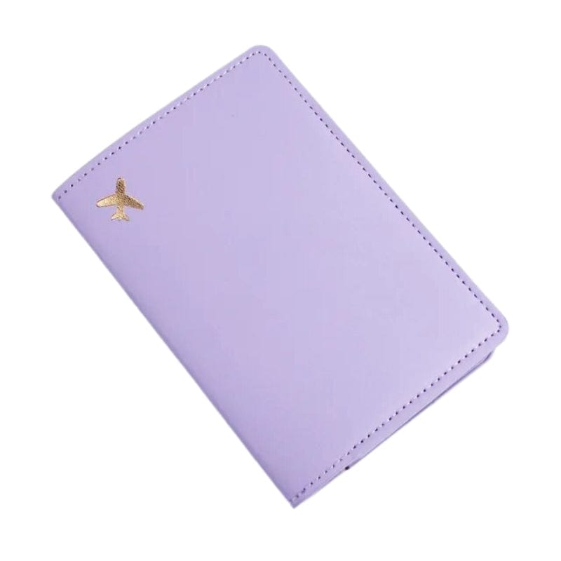 Violet Protection Passeport Simili Univers du Voyage