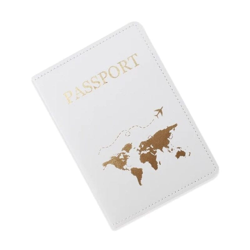 Blanc Protection Pour Passeport Univers du Voyage
