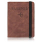 Marron Protège Passeport Anti RFID Univers du Voyage