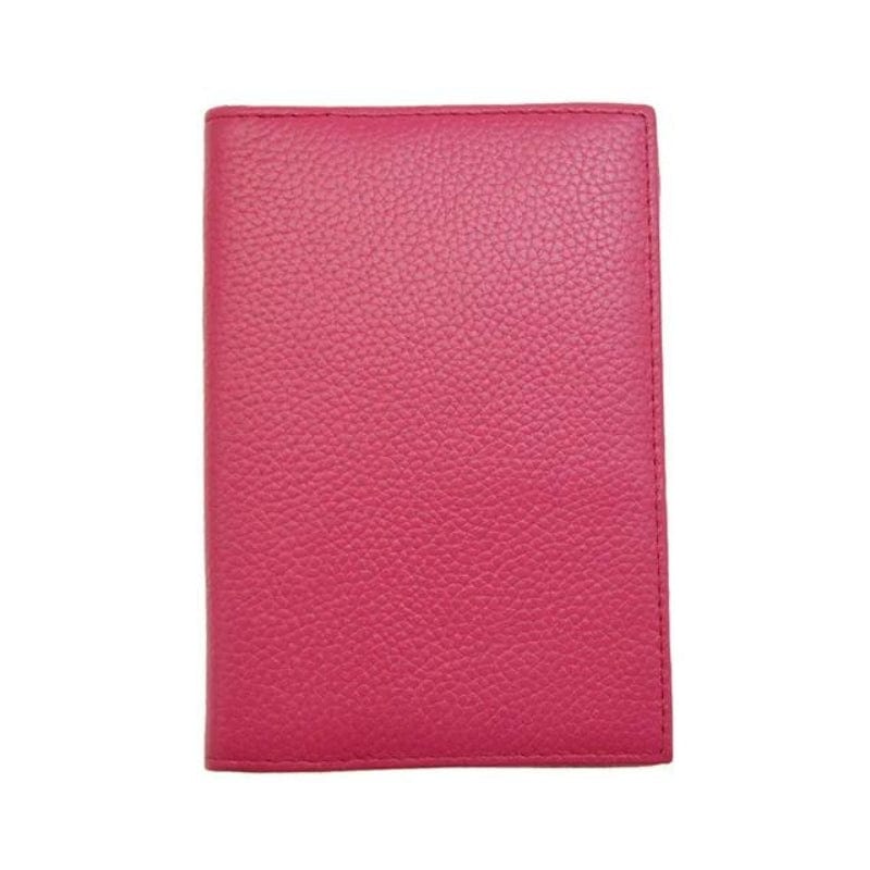 Fushia Protège Passeport Cuir Univers du Voyage