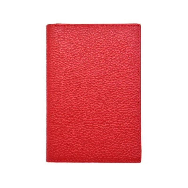 Rouge Protège Passeport Cuir Univers du Voyage
