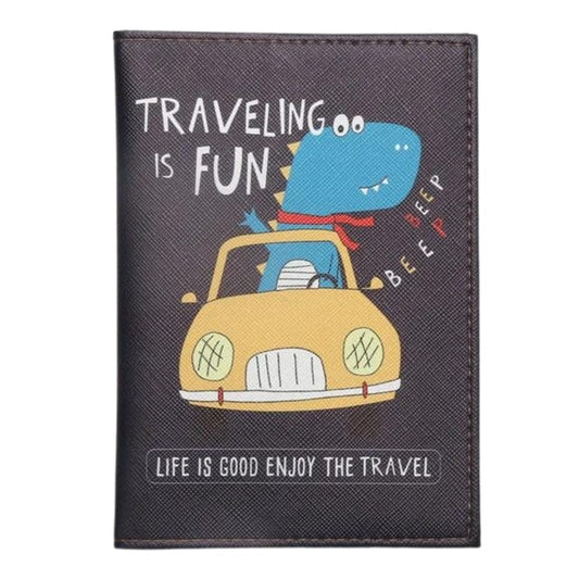 Noir Protège Passeport Enfant Univers du Voyage