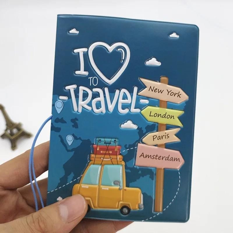 Protège Passeport Mignon Univers du Voyage
