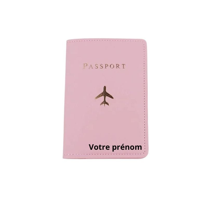 Motif Avion / Modèle 1 Protège Passeport Personnalisé Univers du Voyage