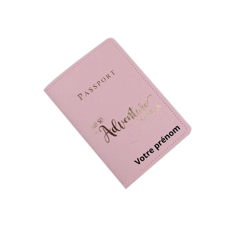 Motif D'Aventure / Modèle 4 Protège Passeport Personnalisé Univers du Voyage