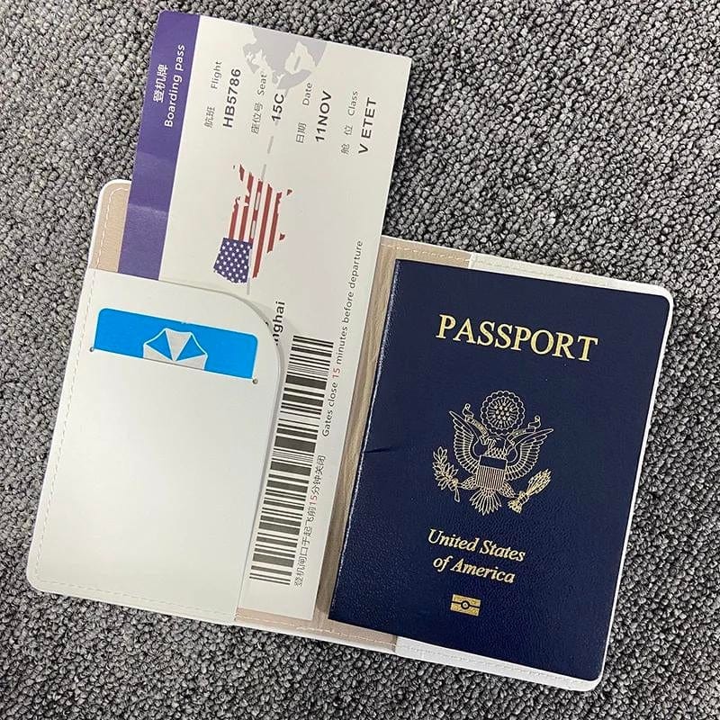 Protège Passeport Personnalisé Univers du Voyage