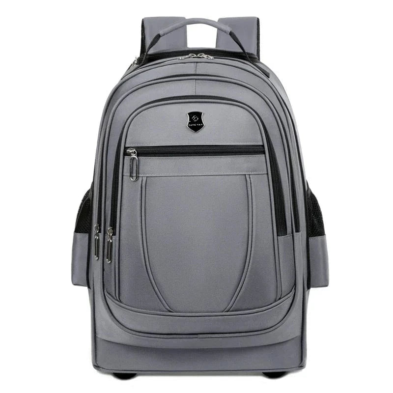 Gris Sac à Dos à Roulettes Univers du Voyage