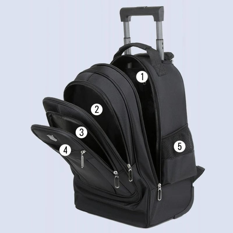 Sac à Dos à Roulettes Univers du Voyage