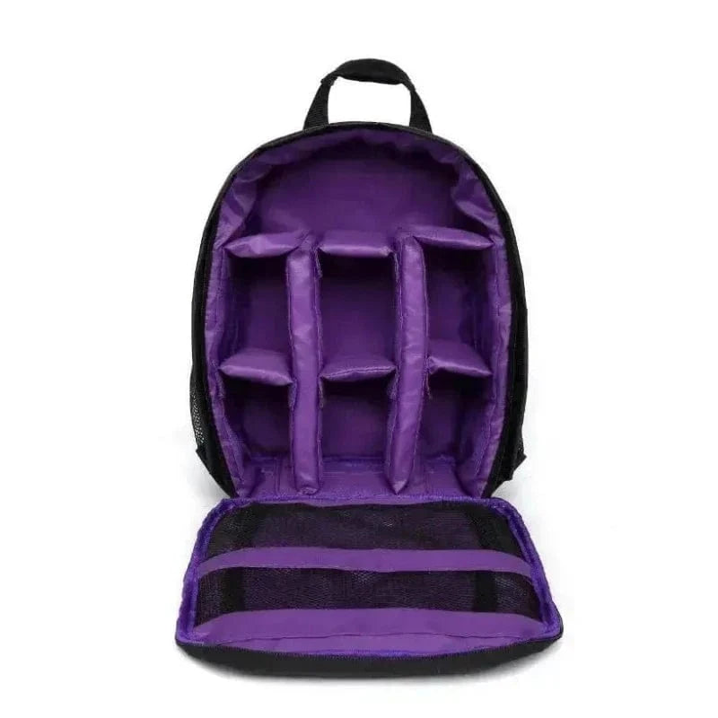 Violet Sac à Dos Appareil Photo Univers du Voyage