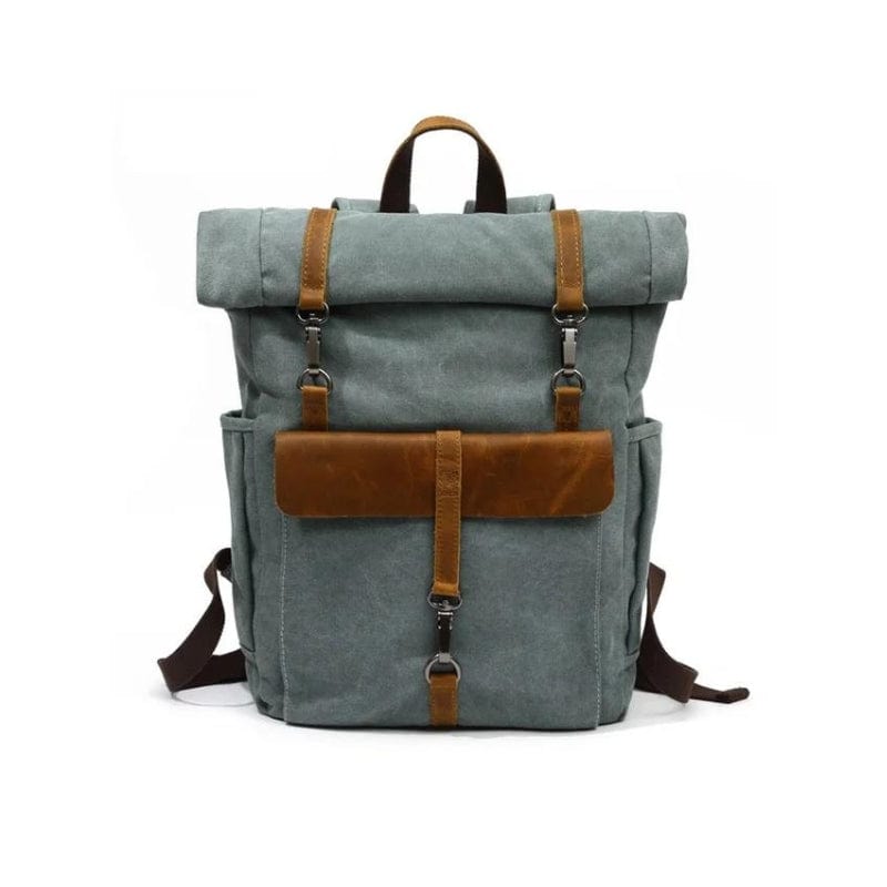 Bleu Sac à Dos Canvas Univers du Voyage