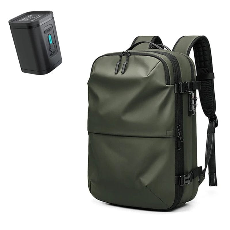1 Sac Vert + 1 pompe rechargeable Sac à Dos de Voyage Compression Sous Vide Univers du Voyage