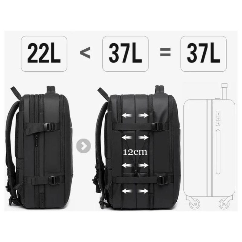 Sac à Dos de Voyage Extensible Univers du Voyage