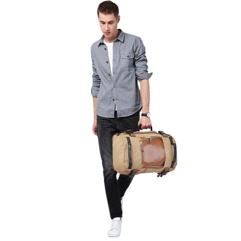 Sac à Dos de Voyage Vintage Solide Univers du Voyage