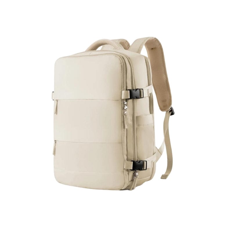 Beige Extensible Sac à Dos Design Femme Univers du Voyage