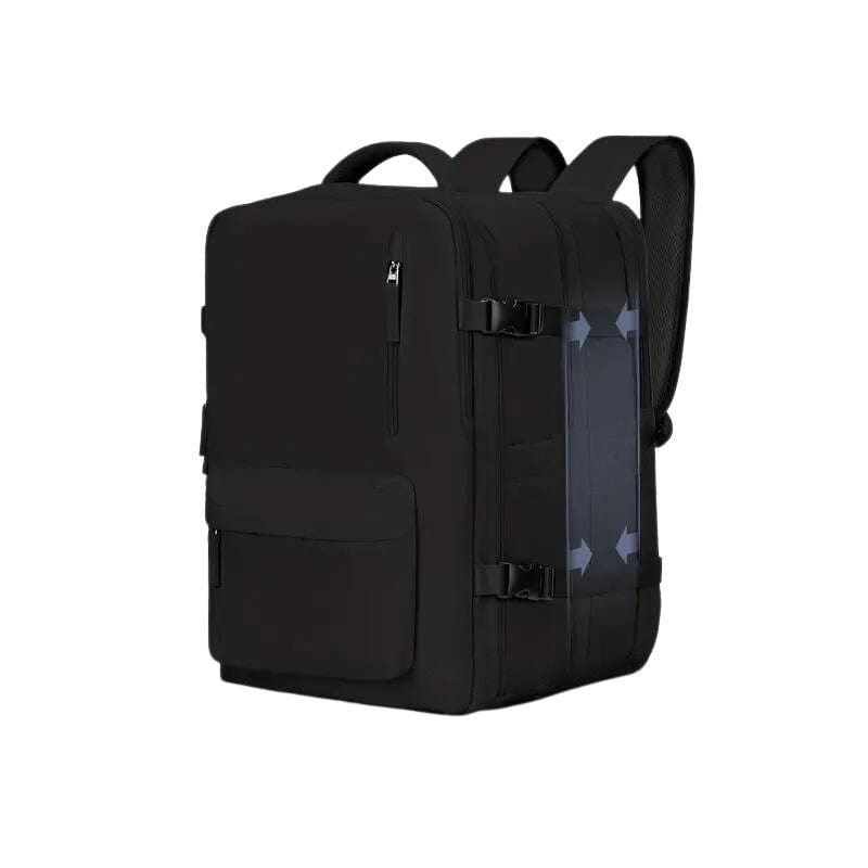 Noir Extensible Sac à Dos Design Femme Univers du Voyage