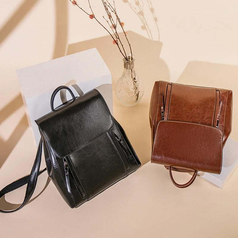Sac à Dos en Cuir Femme