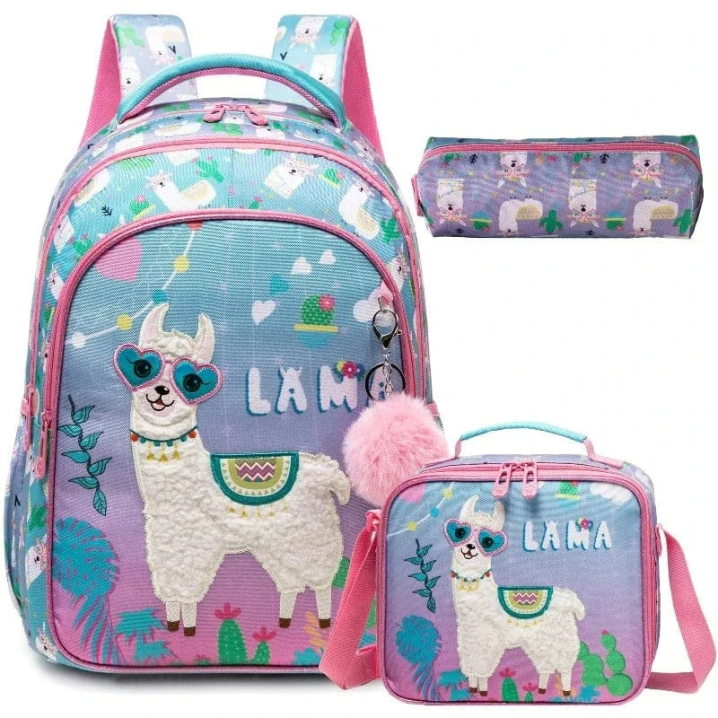 Motif Lama Sac a Dos Enfant 6 ans Univers du Voyage