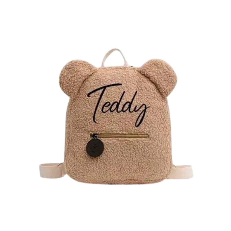 Beige / Personnalisé Sac à Dos Enfant Personnalisable Univers du Voyage