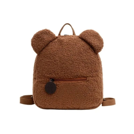 Marron / Personnalisé Sac à Dos Enfant Personnalisable Univers du Voyage