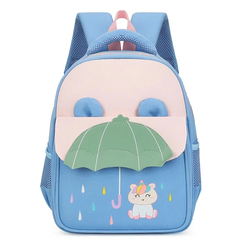 Bleu Ciel / Personnalisé Sac à Dos Enfant Personnalisé Univers du Voyage