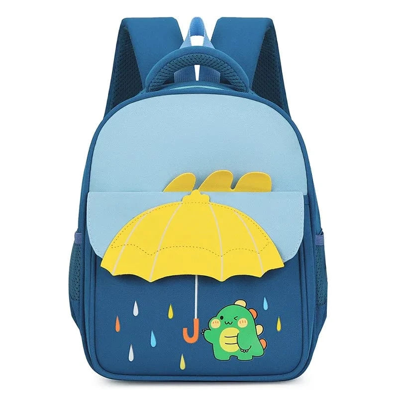 Bleu Marine et Bleu Ciel / Personnalisé Sac à Dos Enfant Personnalisé Univers du Voyage