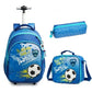 Motif Football 1 Sac à Dos et Roulettes Enfant Univers du Voyage