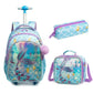 Motif Sirène 2 Sac à Dos et Roulettes Enfant Univers du Voyage