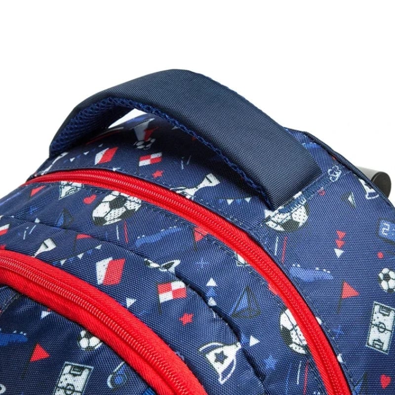 Sac à Dos et Roulettes Enfant Univers du Voyage