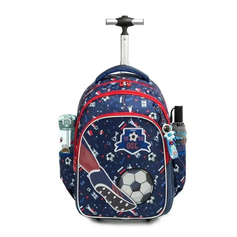 Sac à Dos et Roulettes Enfant Univers du Voyage