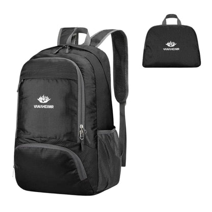 Noir Sac à Dos Noir Imperméable Univers du Voyage