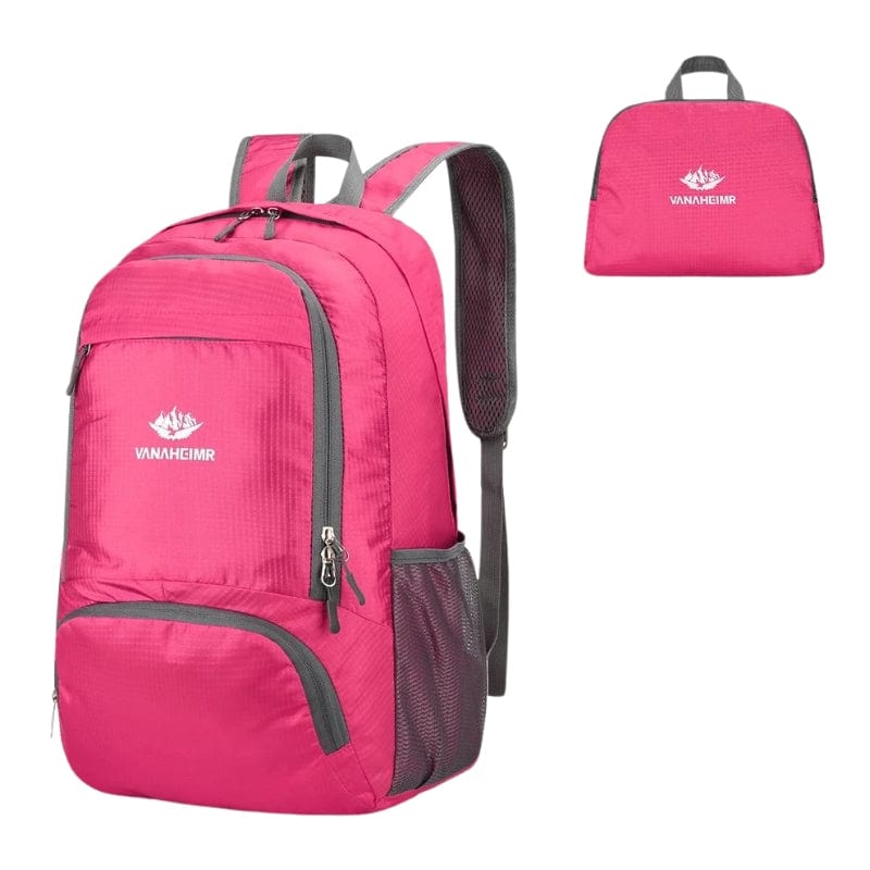 Rose Sac à Dos Noir Imperméable Univers du Voyage