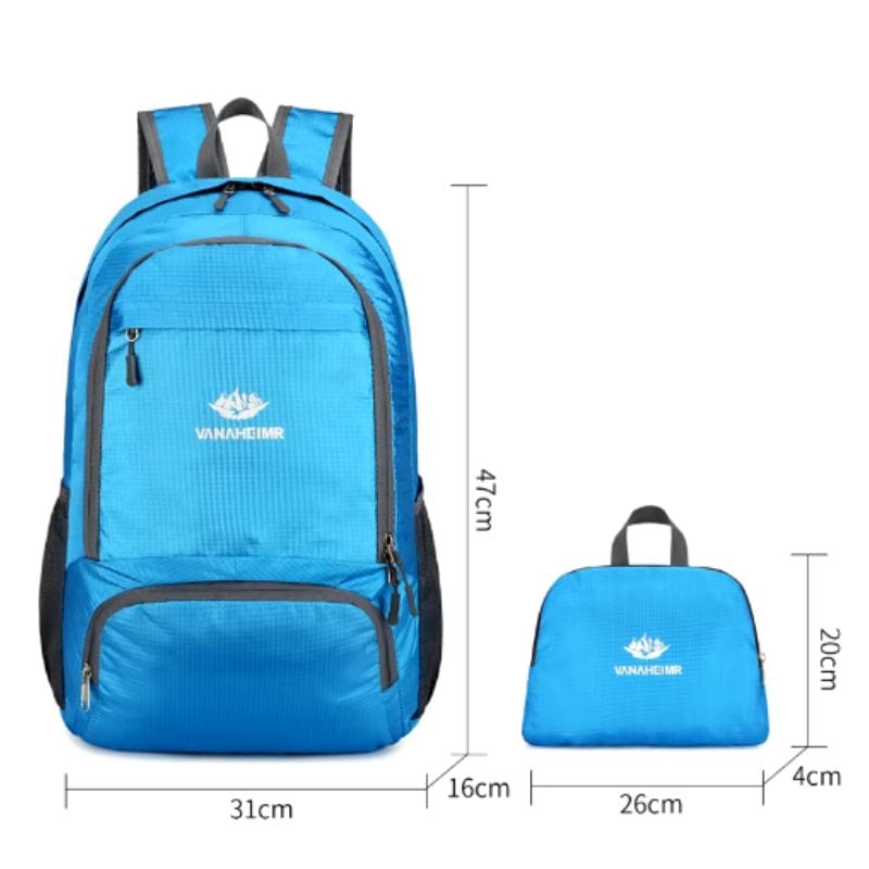 Sac à Dos Noir Imperméable Univers du Voyage