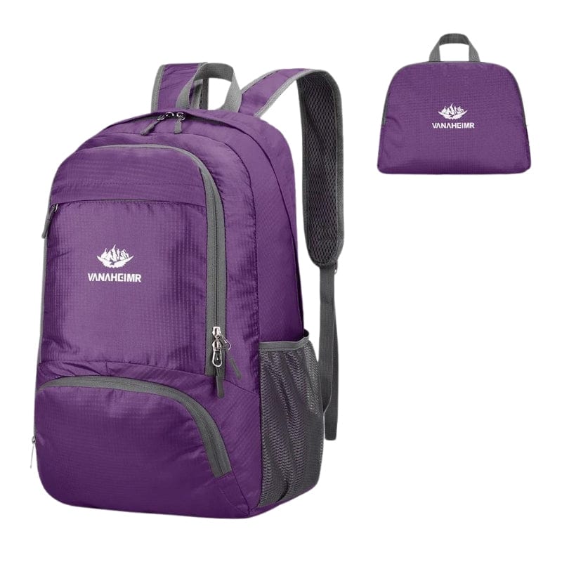 Violet Sac à Dos Noir Imperméable Univers du Voyage