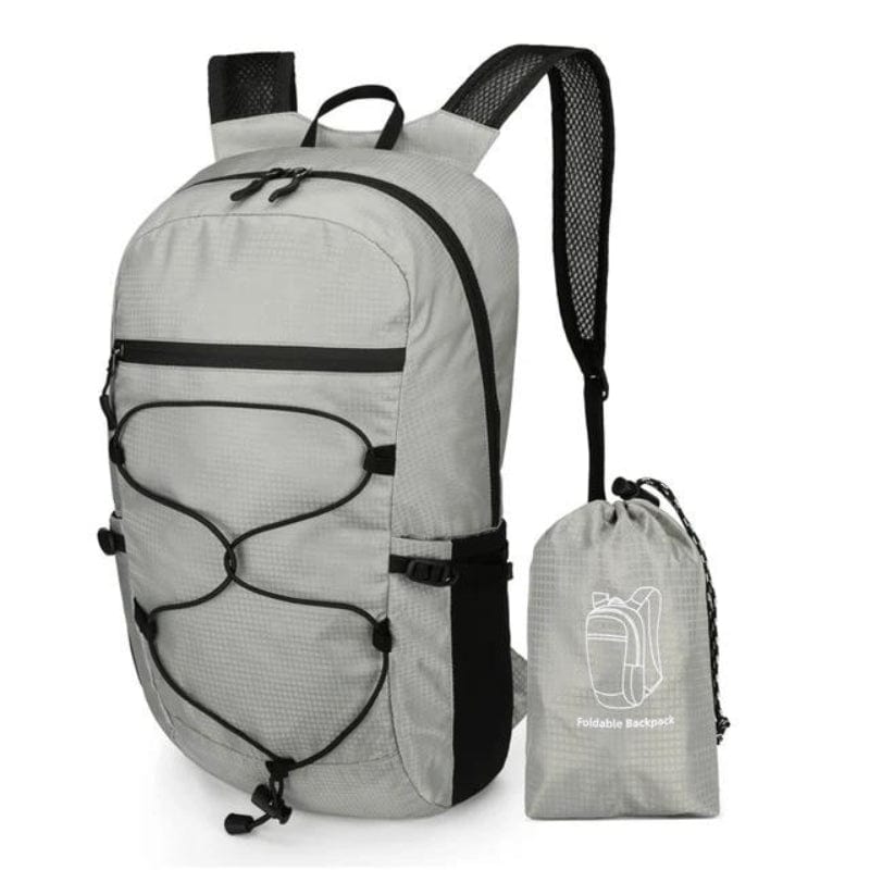 Gris clair Sac à Dos Pliable et Imperméable Univers du Voyage