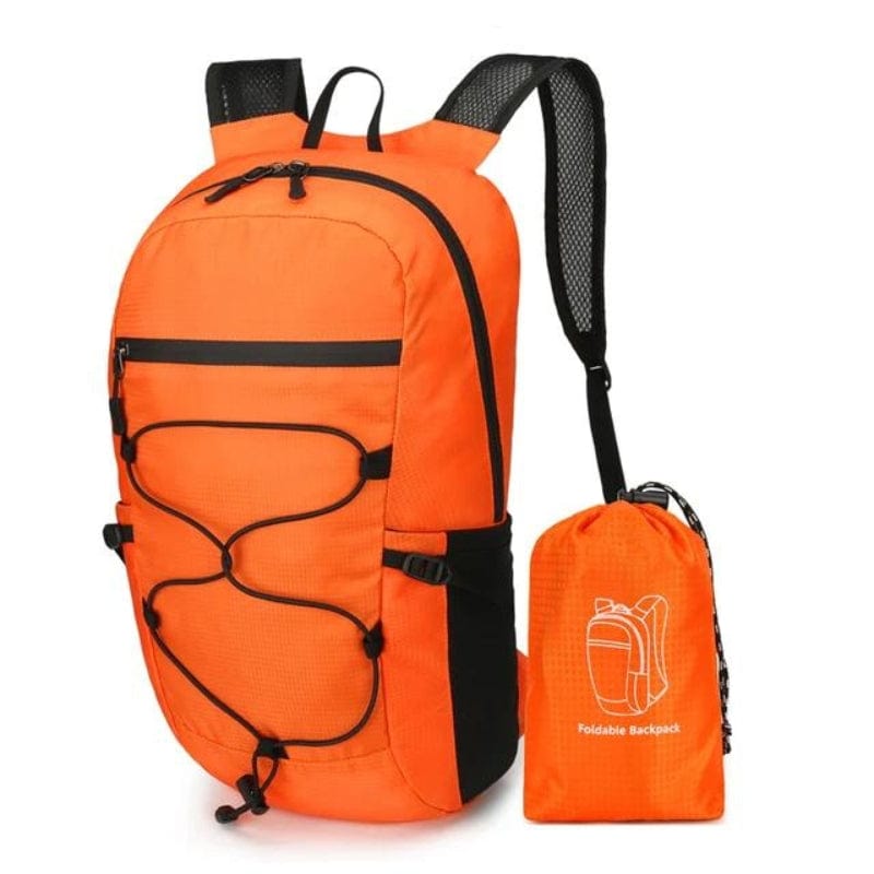 Orange Sac à Dos Pliable et Imperméable Univers du Voyage