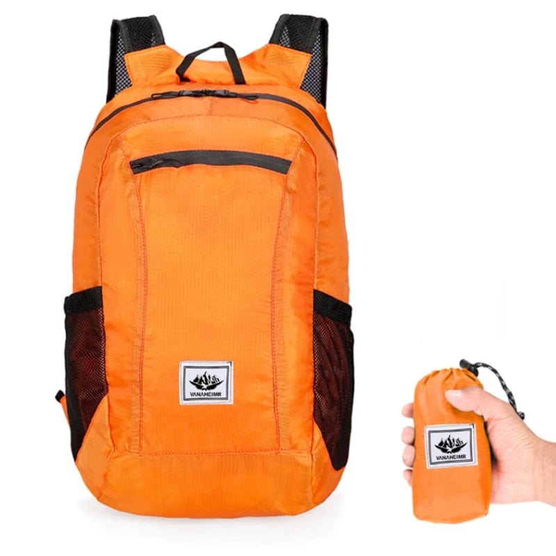 Orange Sac à Dos Randonnée Ultra Léger Univers du Voyage