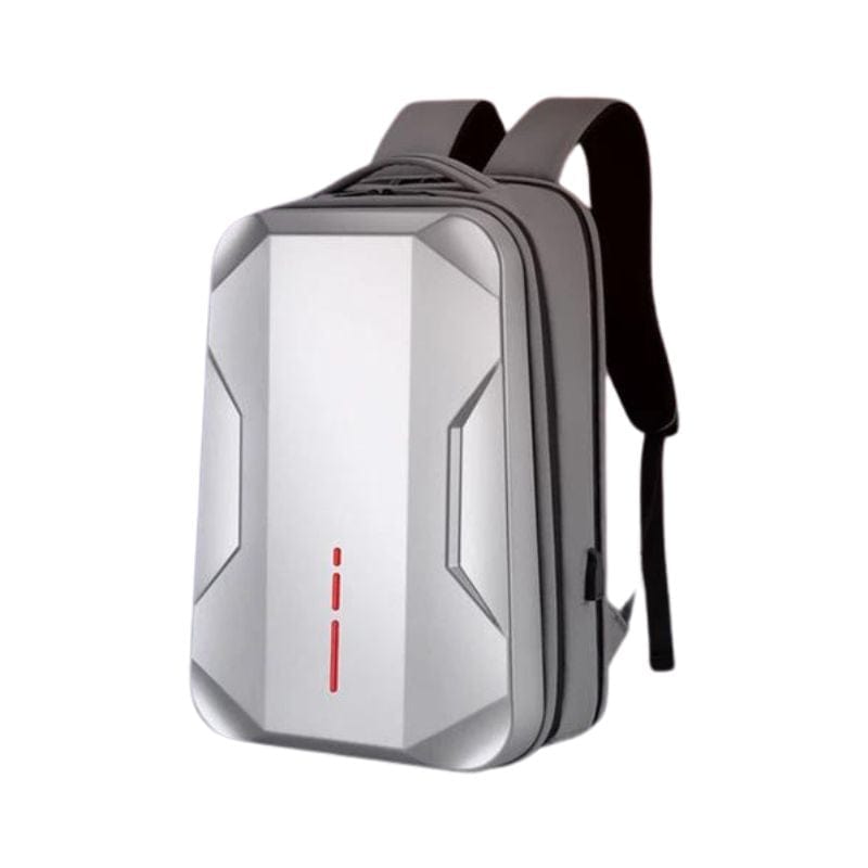 Blanc Sac à Dos Rigide pour Ordinateur Portable Univers du Voyage