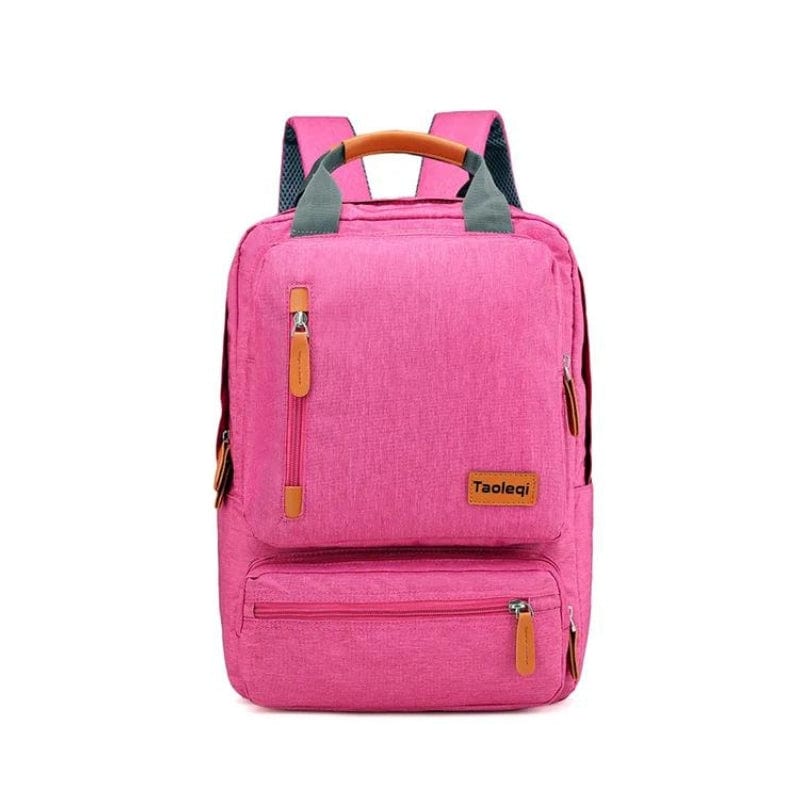 Rose Sac à Dos Toile Canvas Univers du Voyage