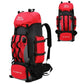 Rouge / Sans Housse Imperméable Sac à Dos Trekking Univers du Voyage