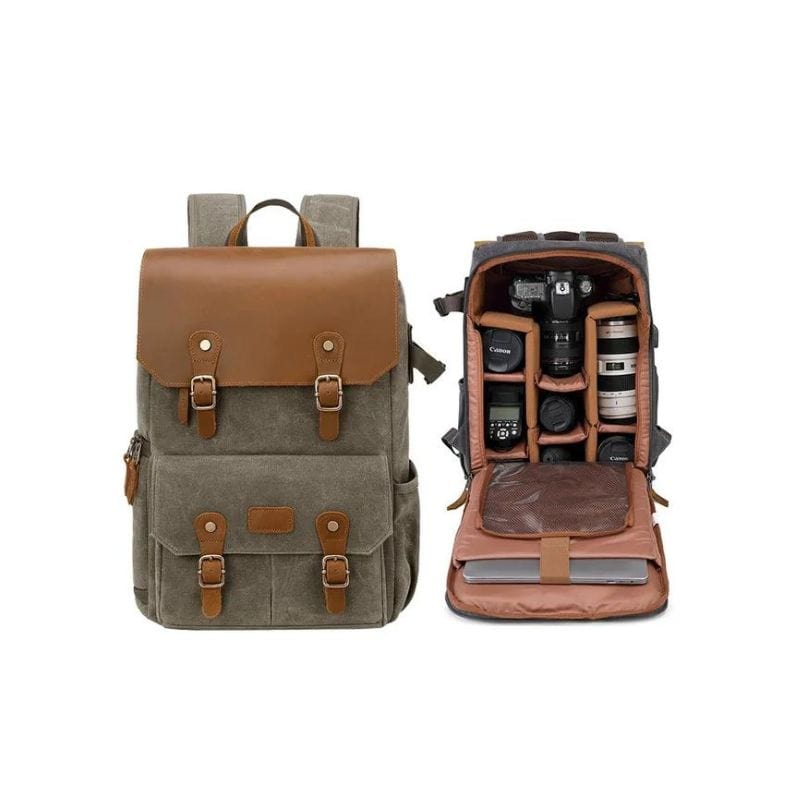 Vert / Modèle 1 Sac à Dos Voyage Appareil Photo Univers du Voyage