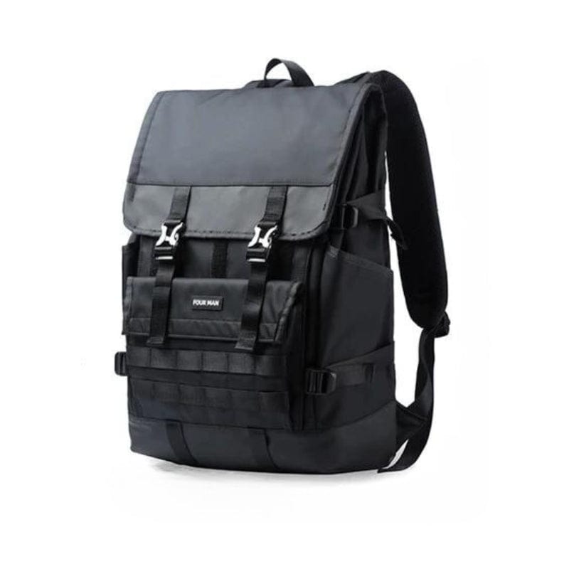 Noir - 2 attaches boucles Sac à Dos Voyage Grande Capacité Univers du Voyage