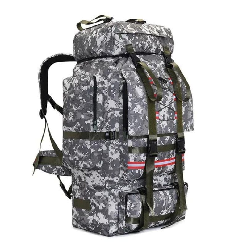 Camouflage gris 130L Sac à Dos Voyage Homme XXL Univers du Voyage