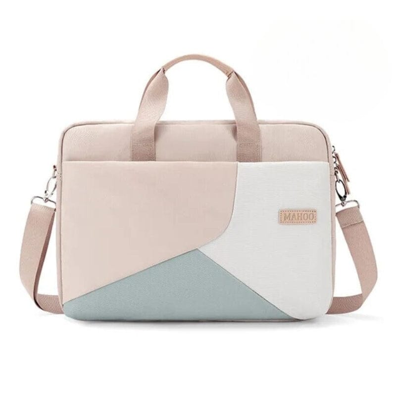 Beige / 14 pouces Sac à Main Ordinateur Elégant Femme Univers du Voyage